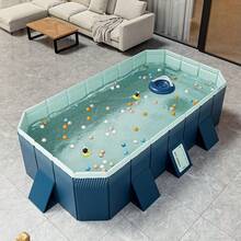 Thicker Durable Inflatable Folding Swimming Pool, Outdoor Foldable Paddling Pool For Home Use, Beach - C - View 1