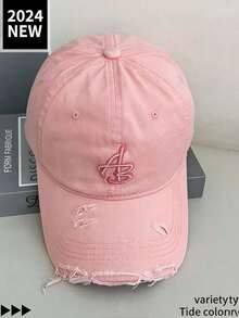 New Arrival Spring/Summer Retro American Style Soft Crown Baseball Cap, Flattering Fit Unisex Versatile Hat - A - View 4