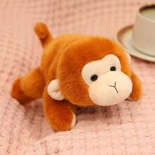 Cute Jungle Theme Plush Toys, Including Lion, Monkey, Raccoon, Capybara And Panda. These Novel And Interesting Designs Are Great As Desktop Companions And Unique Christmas And New Year Gifts For Friends. - Multicolor - View 19