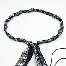 Accesorio de cinturón tejido para la cintura, cuerda bohemia decorativa para la cintura para jeans y faldas - Multicolor - Ver 6