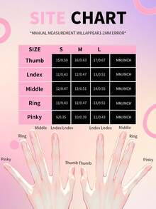 10Pcs Handmade Square Short Nail Set, Red Glossy Nails With Rhinestone Cherry Design Cat-Eye Nails Adhesive Label Included, Reusable Handmade Wearable Nail Polish Press On Nails Nail Supplies Nails - Multicolor - View 5