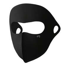 1pc New Full Face Sun Protection Mask, Anti-UV High Fashionable Face Bikini, Summer Ice Silk Cycling Dust-Proof Sunshade Mask - Multicolor - View 1