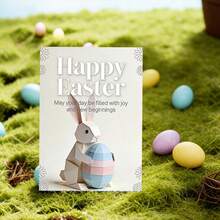 Customized Greeting Cards, Easter Cards, Gift Cards, Candy Box Cards, Customized Message Cards, Customized Gift Cards, Customized Postcards, Customized Message Cards, Parties, Events, Restaurants, Holidays - Easter Card - 10x14cm - View 6