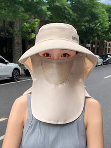 1顶女士夏季户外遮阳帽，带颈部遮挡，全方位防晒 - 遮陽帽 - 查看 7