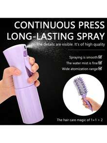 Bộ 2 món gồm máy uốn tóc, lược đa năng, bình xịt nước và lược chải tóc - Bộ dụng cụ uốn tóc chuyên nghiệp, thích hợp sử dụng tại nhà và salon, quà tặng Giáng sinh và Ngày Valentine. - nhiều màu - Xem 7