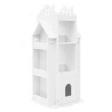 3 Tier Rotating Children's Bookshelf - Charming Bookcase For Kids' Room With Durable Design And Ample Storage Space - Multicolor - View 9