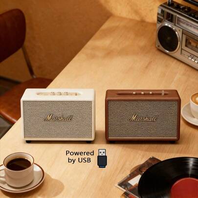 Marshall WOBURN III / ACTON III 无线蓝牙音箱，高保真音质，动态低音效果，家用便携设计，超长续航，多种输入方式