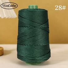 YYzzCaithe 3mm Hilo de lino de hielo súper grueso y ligero, hilo de seda de hielo grueso y hueco, ganchillo hecho a mano, sombrero de verano, bolsa de sombrero, cojín, hilo especial de verano, cuerda de borlas de poliéster de 3mm x 185 yardas, cuerda de borlas de poliéster de colores, hilo de poliéster para bolso de ganchillo, tapiz de pared, alfombra, manualidades DIY, ganchos para plantas, proyectos de borlas, hilo de seda de hielo hecho a mano para bolso de ganchillo, cojín, manta, hilo brillante hueco - Hilo de seda de hielo - Ver 13