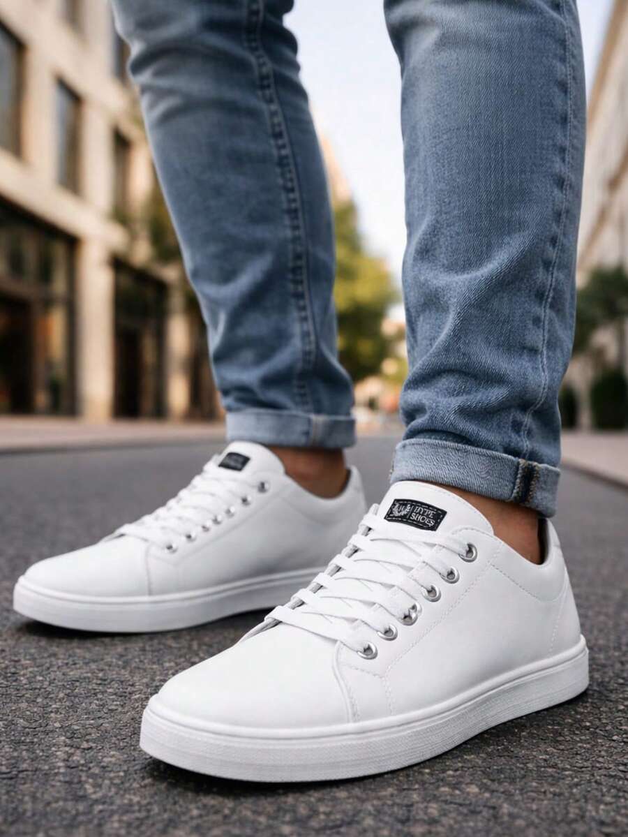 White Slip-On Yacht Shoes, Easy To Put On, H Shoes - Nursing Line - Doctor - Dentist - Veterinarian - Unisex - 白色 - 查看 1