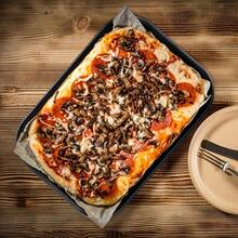 1/2个 - 碳钢烤盘，带刷子，弹簧密封防漏烘焙模具，不粘芝士蛋糕烤盘，底部可拆卸，适用于烘焙、甜点烘焙，可用于制作面包、蛋糕和其他食物 - 彩色 - 查看 5