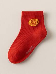 Marvel Kids Crew Socks 5 Pairs Red Super Hero Cartoon Spring Summer Socks For Boys Girls Gift Socks - Multicolor - View 5