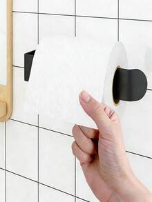 1个自粘式卫生纸架 - 独立式/壁挂式，适用于浴室和厨房 - 多功能卫生纸架 - 彩色 - 查看 4