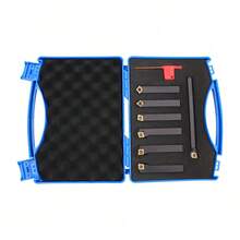 SanBouSi Lathe Tools Holder Set Turnable Lathe Turning Tool 7PCS Turning Tools - Black - View 6