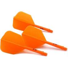 Premium 2BA Metal Dart Shafts Anti-Loose & Impact Resistant Design - Big Wing-orange - M - View 6