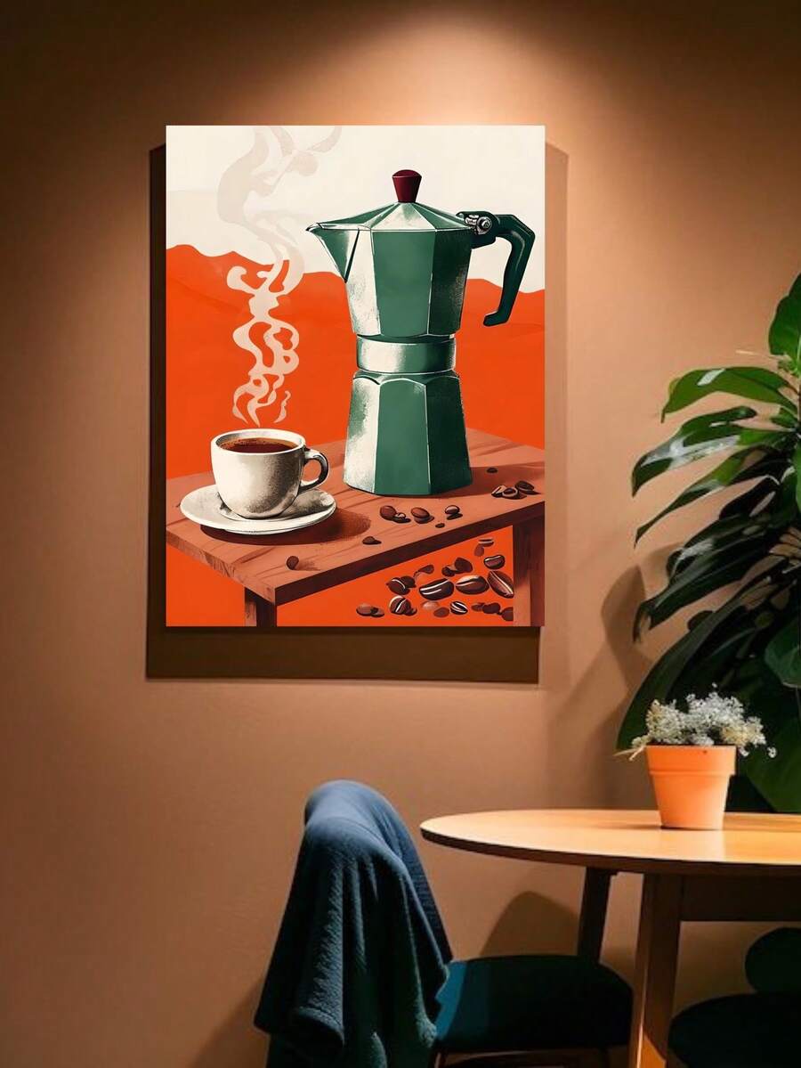Decorative Plaque/Picture For Coffee, Kitchen, Coffee Corner, Vintage Style - Opsi 3 - View 1