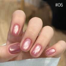 MIANEL GEL 10毫升蜜桃猫眼凝胶指甲油，2026新款春季红色美甲，亮泽玻璃珠猫眼磁性指甲油，白色和粉色美甲，适合情人节礼物，专业美甲沙龙美甲用品 - 彩色 - 查看 19