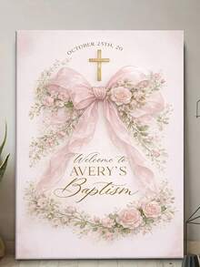 Customizable Name/Text Poster Welcome Sign - Suitable For Weddings, Baptisms And Modern Font Design Customizable Wall Decor. Also Suitable For Living Room, Bedroom, Office And Graphic Decor - Multicolor 10 - View 5