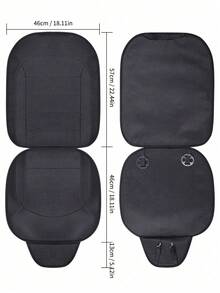 Universal Single Car Seat Cover - All-Season Breathable Fabric, Minimalist Full Wrap Design For Most Sedans & SUVs - Multicolor - View 10