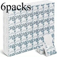 6/12pcs Wedding Celebration Paper Napkin Holders, Wedding Guest Paper Napkin Pouches, Travel Pack, Wholesale Pack, Wedding Paper Napkins, Essential Wedding Welcome Bag Fillers (Classic Design) - Multicolor - View 6