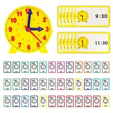 Learning Time Activity Game, Educational Clock, Hour, Minute, Second Cognition, Matching Puzzle To Teach Time, Early Counting YENQ - 48-card Clock - View 1