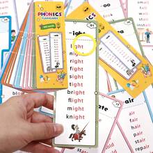 1 Set Of 600 English Alphabet Flashcards, Personalized Reusable Home Learning Cards, Reading Cards, Learning Aid, Birthday Gift, Christmas Gift, Learning Gift - Multicolor - View 10