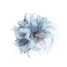 1Pc Flower Fascinators For Women Tea Party Floral Headband Church Kentucky Cocktail Derby Hats For Wedding Costume,Beach Clothing Outfits,Summer Accessories - Multicolor - View 18