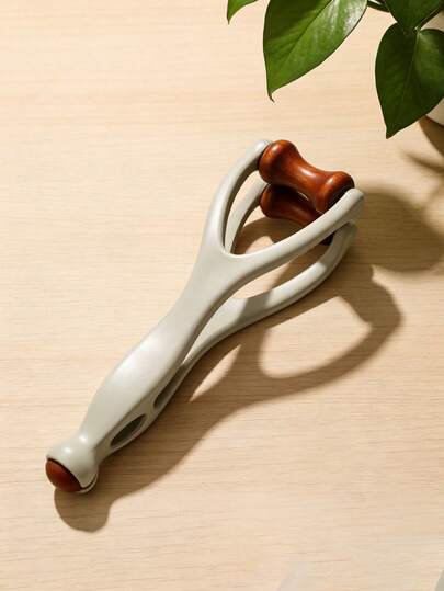 1 pezzo Rullo massaggiante per mani e dita in legno duro a doppia faccia, strumento di terapia manuale per tunnel carpale e dito a scatto, allevia il disagio e lo stress della mano, regalo ideale per la Festa del Papà e della Mamma