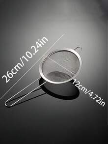 Colador de doble asa - Colador de malla fina apto para leche de soja, café y jugo. Artículo de cocina esencial, accesorio de cocina, herramienta de cocina imprescindible como regalo para entusiastas de la cocina casera, asistente de almacenamiento de cocina que ahorra espacio y excelente opción de regalo de cocina. - Multicolor - Ver 10