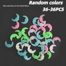 36 Pcs Bike Spoke Beads - Glow-In-Dark + Rainbow Colors, Easy-Clip Kids Bike Decorations, DIY PP Material (Gift Idea) - Multicolor - View 15