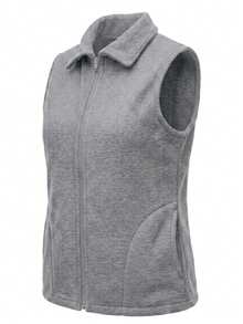 NASHLY Women Sweater Vests - Grey - View 3
