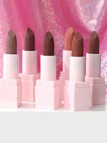 USHAS哑光唇膏，持久防水，不晕染，易于涂抹，自然哑光妆效，适合所有肤质 - #11 - 查看 6