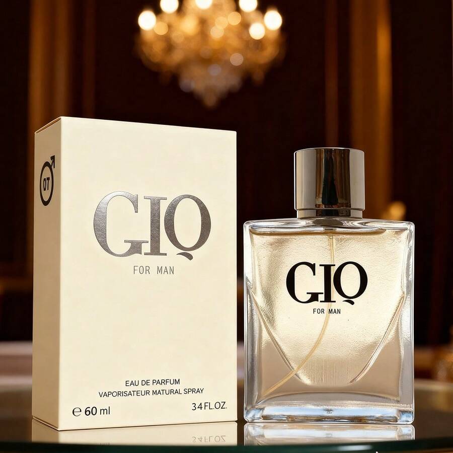 Perfume para Hombre GIQ, 60ML – Una Fragancia Fresca y Elegante con Notas Profundas, Perfecta para el Uso Diario de Hombres Modernos y Activos - OLU978-7 - Ver 1