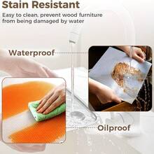1 Roll Cabinet Liner, Suitable For Cabinets, Drawers And Refrigerators. Easy To Clean, Waterproof, Oil-Proof, Moisture-Proof, Dust-Proof. Can Be Used As Kitchen Countertop Mat Or Furniture Cabinet Drawer Organizer Mat. - Multicolor - View 7