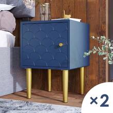 Nightstands - Navy Blue - View 3