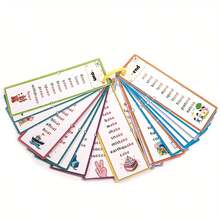 1 Set Of 600 English Alphabet Flashcards, Personalized Reusable Home Learning Cards, Reading Cards, Learning Aid, Birthday Gift, Christmas Gift, Learning Gift - Multicolor - View 8