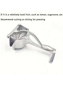 1个大号手动榨汁机，多功能手压式水果榨汁机，带柠檬榨汁器，高效榨汁，易于使用，轻巧便携，优质材料，榨汁机，健康生活方式，柠檬榨汁器，厨房电器，家居装饰，送给她的礼物 - 彩色 - 查看 9