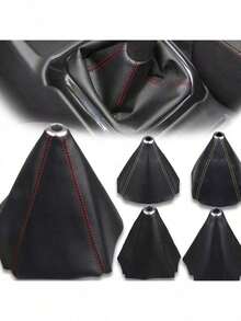 Universal PU Leather Gear Shift Knob Dust Cover, Car Accessories Gear Shift Lever Protective Cover - Protective Case - View 12