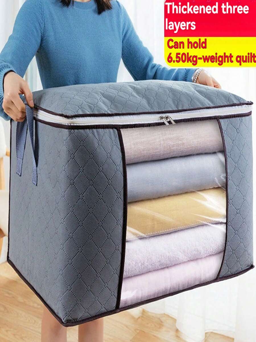 Foldable, Spacious, Portable, Durable Carry Bag, Suitable For Storing Bedding, Moving - A - View 1