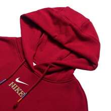 Nike Women's Sweatshirt/Pullover AS W NSW FLC OS PO HD CNY, Casual Soft Everyday Wear Sweatshirt IQ3826-613 - Burgundy - View 3
