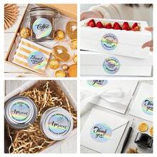 1 Roll 5cm Round Holographic Thermal Paper, Suitable For DIY, Name Labels, Gift Packaging, Compatible With M200/M210/M110/P50/P80/P1/P2 Label Printers - 1Roll - View 7