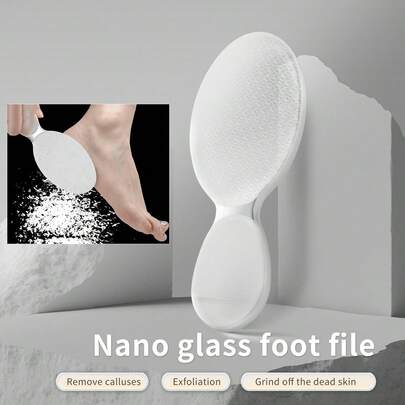 1个纳米玻璃专业磨脚器，磨脚器，去除死皮，足部护理工具，带包装盒