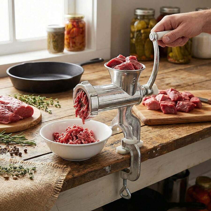 Kitchen Meat Grinders - Silver - View 1