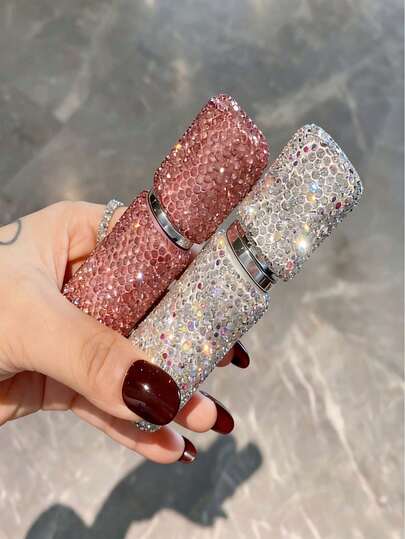 1 pieza Botella de perfume de viaje recargable de 10ml, botella de spray sellada, botella de tónico (decoración de cristal + rociador giratorio)