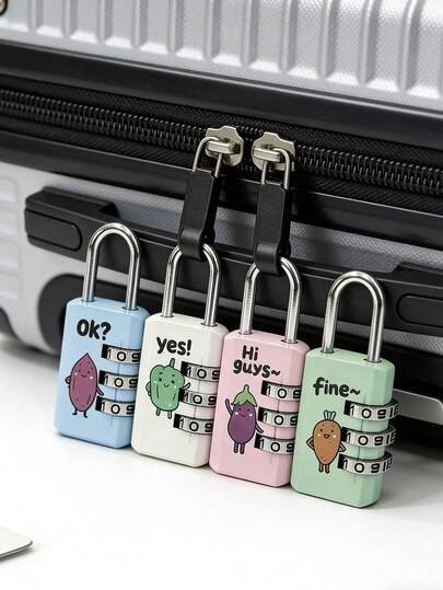 1 pieza Candado con combinación de 3 dígitos de cable de acero, candado con contraseña para maleta, candado con cable y contraseña pequeño, candado con contraseña de combinación, candado con código para maleta y equipaje de metal, mini candado antirrobo para cajones, tu propio candado con contraseña de combinación para maleta y equipaje de metal, mini candado con código para el hogar, escuela, gimnasio, taquilla, cerca, caja de herramientas, artículos esenciales de viaje, vacaciones, verano, vuelta al cole, mini productos de viaje