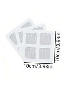 10-100 buah Penutup Jaring Filter Saluran Pembuangan Sekali Pakai, Penangkap Rambut Saluran Pembuangan Shower, Stiker Filter Saluran Pembuangan Wastafel, Penutup Jaring Saluran Pembuangan Shower, Perangkap Rambut Wastafel, Perlengkapan Siswa Perekat Mandiri - Putih - View 4