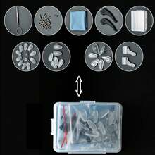 Eyeglasses Repair Kit - Eyeglasses Repair Tool Box, Watch Repair Tool Box - Eyeglasses Screws Set, Includes Precision Screws, Screwdrivers, Frame Repair Nose Pads, Durable Eyeglasses Repair Tools - Multicolor - View 14