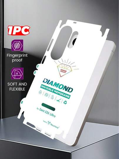 For Galaxy S26 Ultra/S26/S26+ Full Coverage Back Film, Anti-Scratch Protective Sticker, Anti-Scratch Bare Phone Ultra-Thin Back Cover High-Definition Transparent Gorilla Full Coverage Back Film