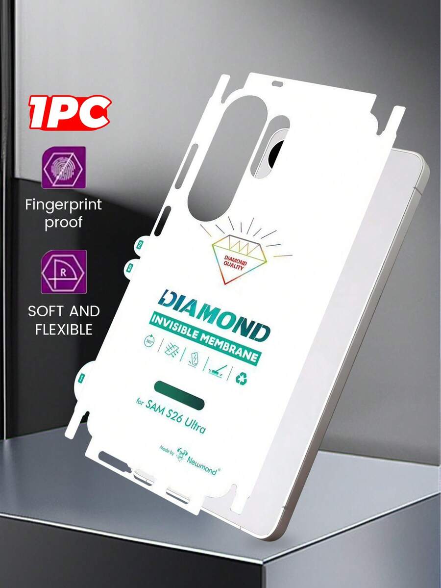 Película protectora de pantalla de teléfono a prueba de golpes para Galaxy S26 Ultra/S26/S26+ Película protectora trasera de cobertura completa Película antirayazos Pegatina protectora Contraportada ultrafina transparente de alta definición Película protectora trasera de cobertura completa Regalo de primavera