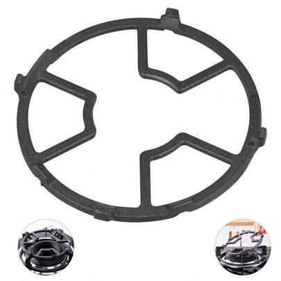 Cast Iron Wok Support Ring,Universal Non Slip Heighten Wok Rack Wok Pan Support Stand For Burner Gas Stove Hobs Cooker Home Kitche