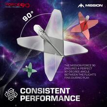 Professional Quality Dart Stems Strong, Stable & Game Ready - Blue Gradient - View 6